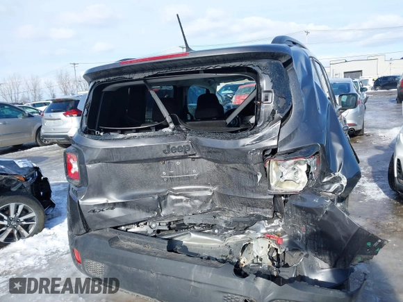 2017 Jeep Renegade Latitude with VIN ZACCJBBBXHPG26584, listed as a IAAI auction lot 41571110 with 75,484 mi miles. Bid and sale history available at carsss.com. Image 16.