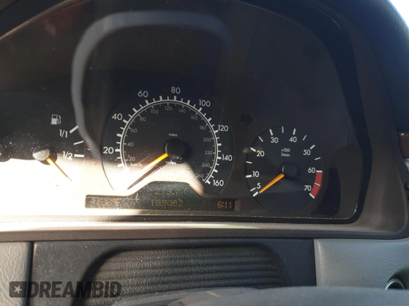 1998 Mercedes-Benz E with VIN WDBJF70F7WA605103, listed as a Copart auction lot 42458545 with 189,082 mi miles and Salvage Title. Bid and sale history available at DreamBid. Image 9.