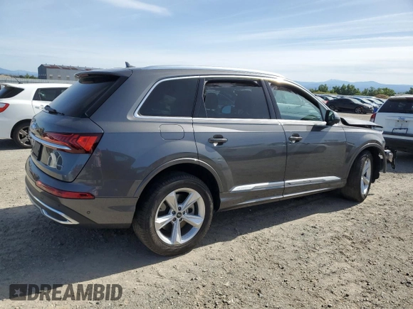 2021 Audi Q7 Premium Plus с VIN WA1LJAF70MD013134, выставлен на аукционе Copart как лот 56792195 с пробегом Не указан миль и Списание • Salvage title. История ставок и продаж доступна на DreamBid. Изображение 3.