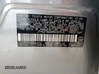 2021 Lexus IS 350 F Sport z VIN JTHGZ1B26M5040518, wystawiony jako Copart lot #55793755 z przebiegiem 42 837 mil mil oraz Szkoda całkowita • Salvage title. Historia ofert i sprzedaży dostępna na DreamBid. Obrazek 12.