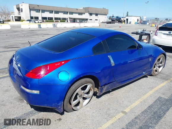 2007 Nissan 350Z Touring with VIN JN1BZ34E67M550105, listed as a IAAI auction lot 41829744 with 97,807 mi miles. Bid and sale history available at carsss.com. Image 4.