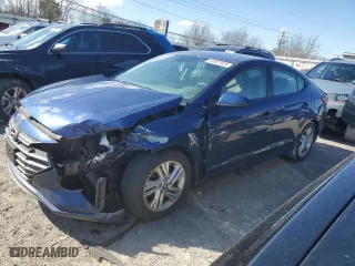 2020 Hyundai Elantra SEL with VIN 5NPD84LF8LH568814, listed as a Copart auction lot 45927935 with 130,800 mi miles and Salvage Title. Bid and sale history available at carsss.com. Image 1.
