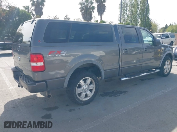2008 Ford F-150 XLT with VIN 1FTPW14558FB43480, listed as a IAAI auction lot 42094172 with 132,866 mi miles. Bid and sale history available at carsss.com. Image 4.