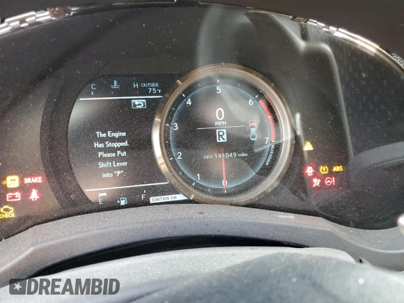 2016 Lexus IS 200t with VIN JTHBA1D28G5036909, listed as a Copart auction lot 59609255 with 141,049 mi miles and Salvage title. Bid and sale history available at DreamBid. Image 9.