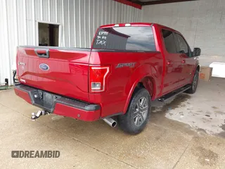 2015 Ford F-150 XLT with VIN 1FTEW1EP2FKE37995, listed as a IAAI auction lot 42185987 with 186,708 mi miles and . Bid and sale history available at carsss.com. Image 4.