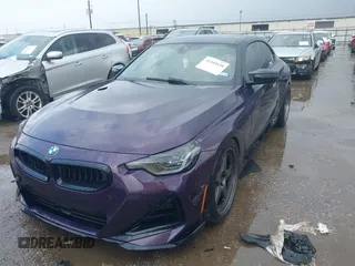 2022 BMW 2 Series M240i xDrive with VIN 3MW53CM03N8C68415, listed as a IAAI auction lot 41443638 with 37,209 mi miles. Bid and sale history available at carsss.com. Image 2.