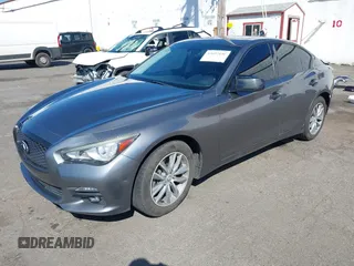 2014 Infiniti Q50 Premium with VIN JN1BV7AR4EM700364, listed as a IAAI auction lot 42032156 with 75,469 mi miles and . Bid and sale history available at DreamBid. Image 19.