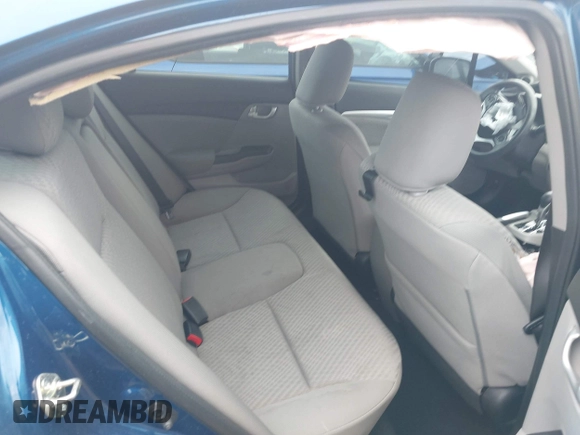 2015 Honda Civic Sedan EX with VIN 19XFB2F84FE020443, listed as a IAAI auction lot 42030422 with Not Provided miles. Bid and sale history available at carsss.com. Image 8.