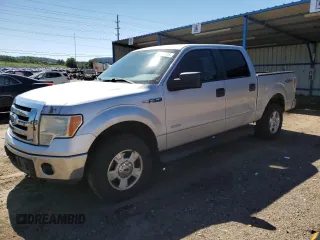 2012 Ford F-150 XL with VIN 1FTFW1ET4CKD18620, listed as a Copart auction lot 60813015 with 161,471 mi miles and Salvage title. Bid and sale history available at DreamBid. Image 1.