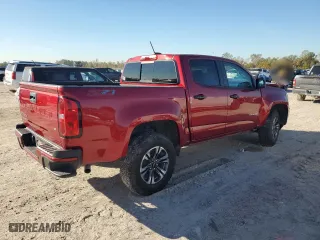 2021 Chevrolet Colorado 2WD Z71 with VIN 1GCGSDEN8M1222192, listed as a Copart auction lot 84914784 with 77,941 mi miles and Salvage Title. Bid and sale history available at carsss.com. Image 3.