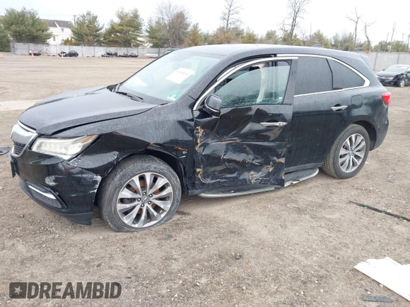 2015 Acura MDX Technology z VIN 5FRYD4H49FB028801, wystawiony jako IAAI lot #41684246 z przebiegiem 145 117 mil mil oraz . Historia ofert i sprzedaży dostępna na DreamBid. Obrazek 2.