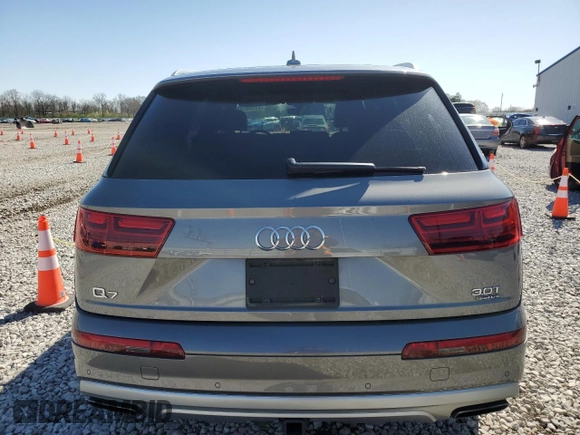 2017 Audi Q7 Prestige with VIN WA1VAAF7XHD032983, listed as a Copart auction lot 51950725 with 108,354 mi miles and Salvage Title. Bid and sale history available at carsss.com. Image 6.