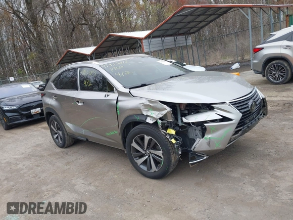 2018 Lexus NX with VIN JTJBARBZ1J2165385, listed as a IAAI auction lot 41935813 with 87,953 mi miles. Bid and sale history available at carsss.com. Image 1.