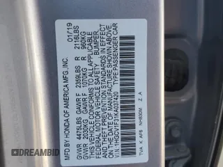 2019 Honda Accord Sport with VIN 1HGCV1F31KA037420, listed as a Copart auction lot 52196235 with 172,057 mi miles and Clean Title. Bid and sale history available at DreamBid. Image 12.