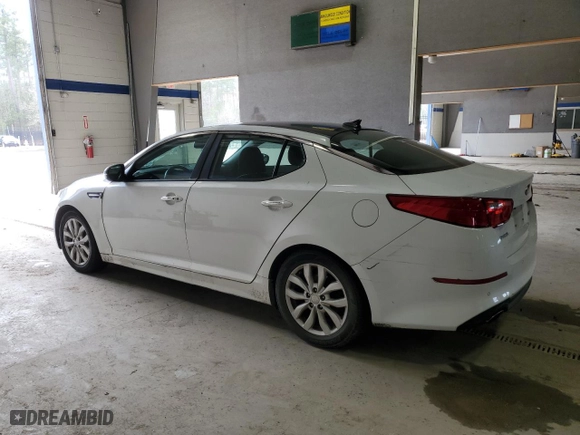 2015 Kia Optima EX with VIN 5XXGN4A75FG495595, listed as a Copart auction lot 48200095 with 133,718 mi miles and Clean Title. Bid and sale history available at carsss.com. Image 2.