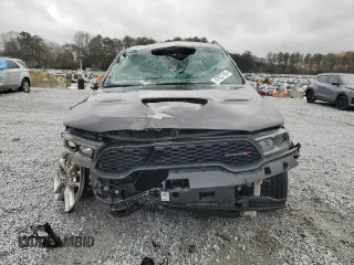 2021 Dodge Durango R/T with VIN 1C4SDHCTXMC659774, listed as a Copart auction lot 47827105 with 90,837 mi miles and Salvage Title. Bid and sale history available at carsss.com. Image 5.