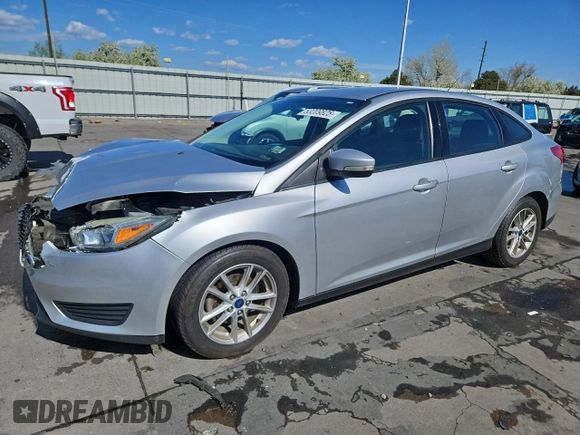2017 Ford Focus SE with VIN 1FADP3F2XHL277097, listed as a Copart auction lot 53209825 with 100,384 mi miles and Salvage Title. Bid and sale history available at carsss.com. Image 1.