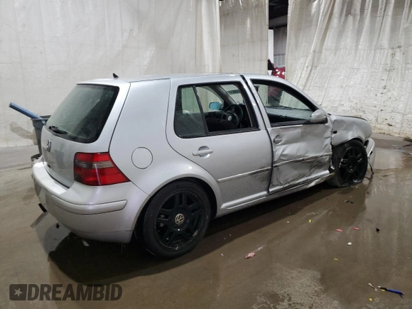 2001 Volkswagen Golf z VIN 9BWGD61J714058300, wystawiony jako Copart lot #77449634 z przebiegiem 137 048 mil mil oraz Szkoda całkowita • Salvage title. Historia ofert i sprzedaży dostępna na DreamBid. Obrazek 3.