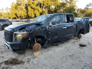 2023 Nissan Titan SV z VIN 1N6AA1ED5PN114394, wystawiony jako Copart lot #75536914 z przebiegiem Nie podano mil oraz Nie do naprawy • Non repairable. Historia ofert i sprzedaży dostępna na DreamBid. Obrazek 1.