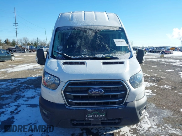 2020 Ford Transit Cargo with VIN 1FTBW3X8XLKA45640, listed as a IAAI auction lot 41362869 with 244,576 mi miles and . Bid and sale history available at DreamBid. Image 12.