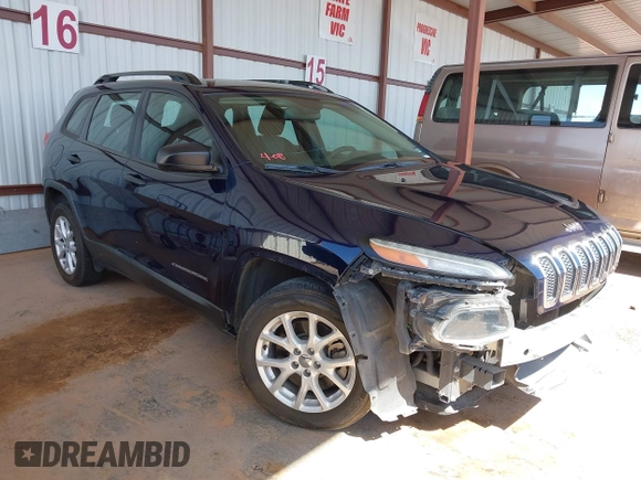 2016 Jeep Cherokee Sport z VIN 1C4PJLAB8GW137952, wystawiony jako IAAI lot #41974888 z przebiegiem 151 235 mil mil oraz . Historia ofert i sprzedaży dostępna na DreamBid. Obrazek 1.