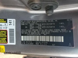 2020 Toyota Sienna LE z VIN 5TDJZ3DC3LS234165, wystawiony jako Copart lot #62364964 z przebiegiem 56 946 mil mil oraz Szkoda całkowita • Salvage title. Historia ofert i sprzedaży dostępna na DreamBid. Obrazek 14.
