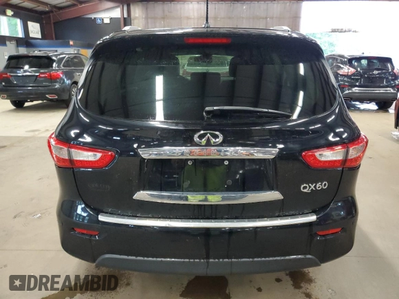 2015 Infiniti QX60 with VIN 5N1AL0MM3FC549669, listed as a Copart auction lot 58195395 with 163,690 mi miles and Clean title. Bid and sale history available at DreamBid. Image 6.