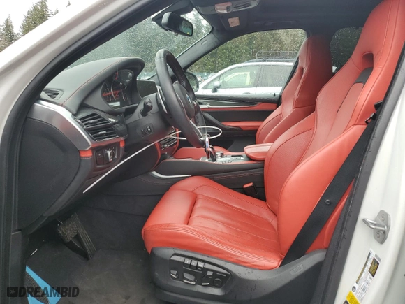 2015 BMW X5 M with VIN 5YMKT6C54F0C89266, listed as a Copart auction lot 45340675 with 22,347 mi miles and Salvage Title. Bid and sale history available at carsss.com. Image 7.