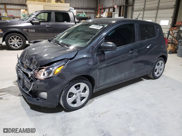 2022 Chevrolet Spark LS with VIN KL8CB6SA7NC031650, listed as a Copart auction lot 42237435 with 34,708 mi miles and Salvage Title. Bid and sale history available at carsss.com. Image 1.