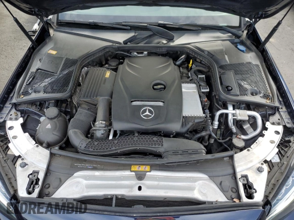 2016 Mercedes-Benz C 300 with VIN 55SWF4JB7GU140184, listed as a Copart auction lot 54410685 with 35,234 mi miles and Salvage Title. Bid and sale history available at carsss.com. Image 11.