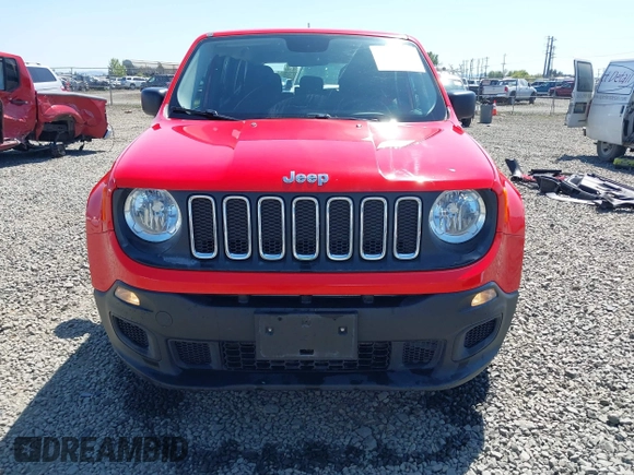 2017 Jeep Renegade Sport z VIN ZACCJBAB8HPG03001, wystawiony jako IAAI lot #42058209 z przebiegiem 80 655 mil mil oraz . Historia ofert i sprzedaży dostępna na DreamBid. Obrazek 13.