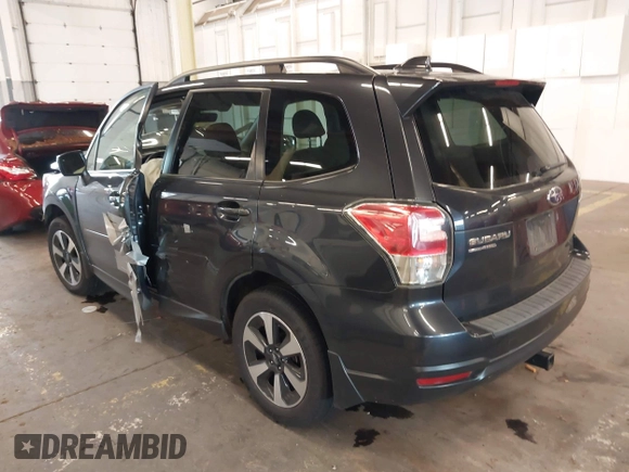 2017 Subaru Forester Premium with VIN JF2SJAGC1HH530360, listed as a IAAI auction lot 40748356 with 107,926 mi miles. Bid and sale history available at carsss.com. Image 3.