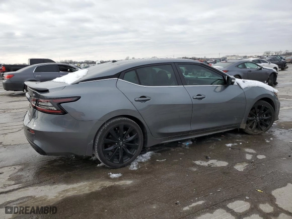2023 Nissan Maxima SR with VIN 1N4AA6EV4PC513887, listed as a Copart auction lot 45767395 with 17,741 mi miles and Salvage Title. Bid and sale history available at carsss.com. Image 3.