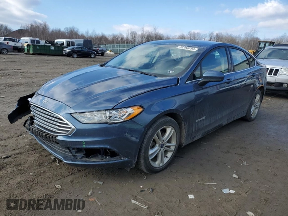 2018 Ford Fusion Hybrid SE with VIN 3FA6P0LU6JR103161, listed as a Copart auction lot 40168393 with 83,613 mi miles. Bid and sale history available at carsss.com. Image 1.