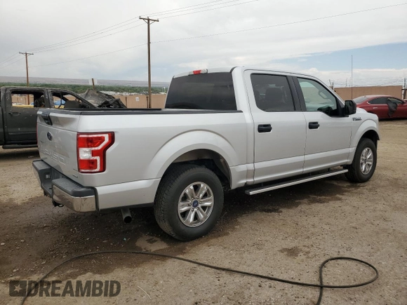 2018 Ford F-150 XL with VIN 1FTEW1CG5JKE45696, listed as a Copart auction lot 59895825 with 79,887 mi miles and Salvage title. Bid and sale history available at DreamBid. Image 3.