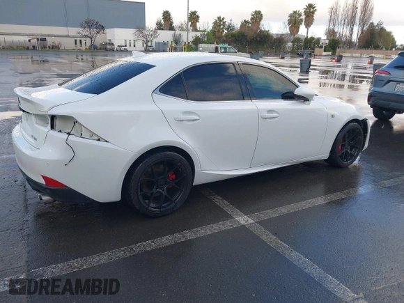 2019 Lexus IS with VIN JTHBA1D27K5089741, listed as a IAAI auction lot 41734834 with 58,944 mi miles. Bid and sale history available at carsss.com. Image 4.