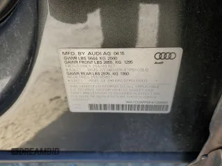 2015 Audi SQ5 Premium Plus с VIN WA1CGAFP8FA126669, выставлен на аукционе Copart как лот 88633785 с пробегом 165 996 миль миль и Списание • Salvage title. История ставок и продаж доступна на DreamBid. Изображение 13.