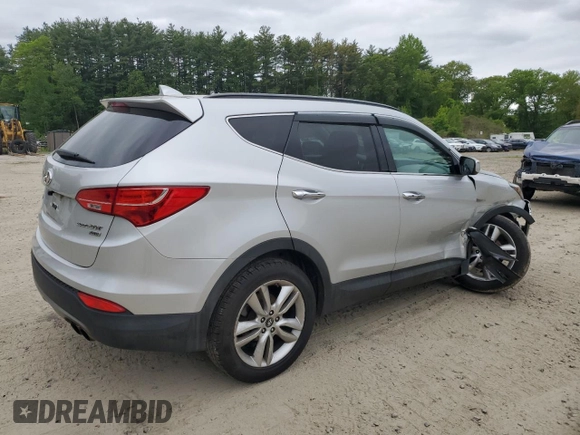 2013 Hyundai Santa Fe Sport z VIN 5XYZUDLAXDG119410, wystawiony jako Copart lot #57475475 z przebiegiem 109 422 mil mil oraz Czysty tytuł • Clean title. Historia ofert i sprzedaży dostępna na DreamBid. Obrazek 3.