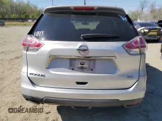 2015 Nissan Rogue SV with VIN KNMAT2MT7FP510292, listed as a Copart auction lot 51860795 with 131,746 mi miles and Salvage Title. Bid and sale history available at DreamBid. Image 6.