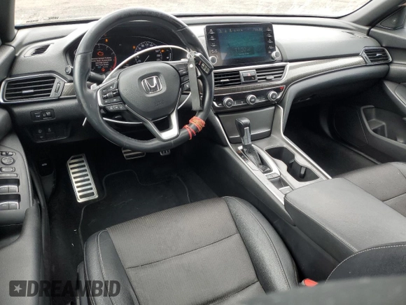 2019 Honda Accord Sport with VIN 1HGCV1F37KA804249, listed as a Copart auction lot 47674595 with 110,453 mi miles and Clean Title. Bid and sale history available at DreamBid. Image 8.