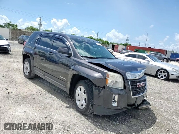 2013 GMC Terrain SLE with VIN 2GKALMEK8D6168435, listed as a Copart auction lot 61612625 with 158,226 mi miles and Salvage title. Bid and sale history available at DreamBid. Image 14.
