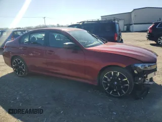 2025 BMW 3 Series 330i xDrive with VIN 3MW89CW02S8F00085, listed as a Copart auction lot 49336765 with 0 mi miles and Salvage Title. Bid and sale history available at carsss.com. Image 4.