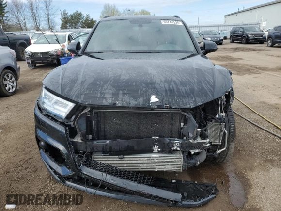 2019 Audi SQ5 Premium with VIN WA1A4AFY8K2002611, listed as a Copart auction lot 55747525 with 99,181 mi miles and Salvage title. Bid and sale history available at DreamBid. Image 5.