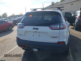 2019 Jeep Cherokee Trailhawk Elite with VIN 1C4PJMBX7KD410612, listed as a IAAI auction lot 41878935 with 55,163 mi miles. Bid and sale history available at carsss.com. Image 17.