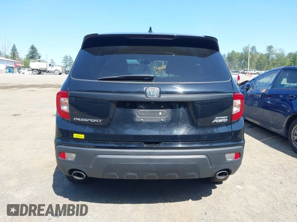 2021 Honda Passport Sport with VIN 5FNYF8H24MB004923, listed as a IAAI auction lot 42374410 with 144,314 mi miles and . Bid and sale history available at DreamBid. Image 17.