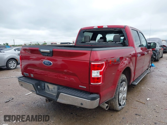 2018 Ford F-150 XL with VIN 1FTEW1EGXJKF27100, listed as a IAAI auction lot 42204480 with 80,544 mi miles and . Bid and sale history available at DreamBid. Image 4.