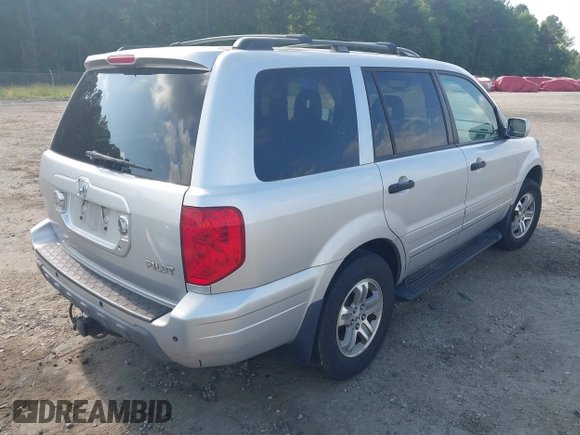 2005 Honda Pilot EX-L z VIN 2HKYF18665H558980, wystawiony jako IAAI lot #42316215 z przebiegiem 207 288 mil mil oraz . Historia ofert i sprzedaży dostępna na DreamBid. Obrazek 4.