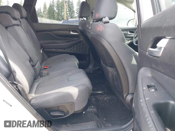 2020 Hyundai Santa Fe SE with VIN 5NMS23AD1LH192085, listed as a IAAI auction lot 42455451 with 50,517 mi miles and . Bid and sale history available at DreamBid. Image 8.