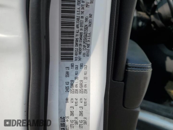2016 Jeep Cherokee Limited with VIN 1C4PJMDS0GW315824, listed as a Copart auction lot 59750945 with 126,553 mi miles and Clean title. Bid and sale history available at DreamBid. Image 13.
