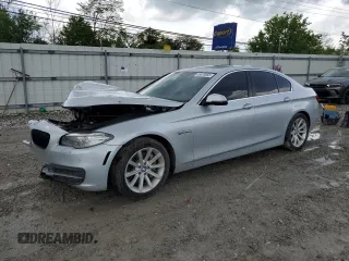 2014 BMW 5 Series 535i xDrive with VIN WBA5B3C5XED537318, listed as a Copart auction lot 55570655 with Not provided miles and Non repairable. Bid and sale history available at DreamBid. Image 1.